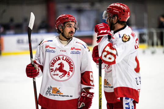 Trojas Kevin Karlsson och Emil Eriksson  deppar