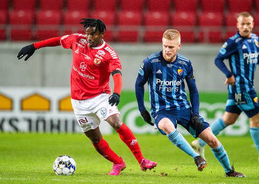Kalmars York Rafael och Djurgårdens Kalle Holmberg