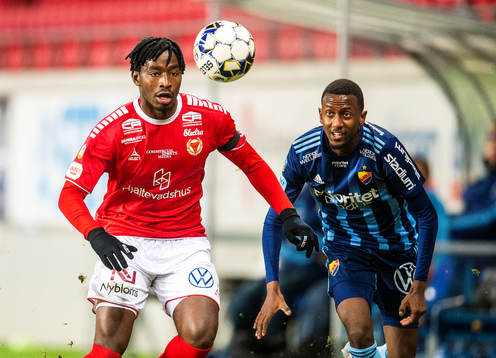 Kalmars York Rafael och Djurgårdens Mattias Mitku
