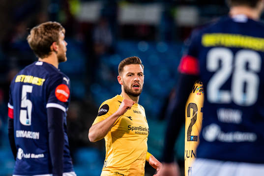 Philip Zinckernagel of Bodø/Glimt celebrates