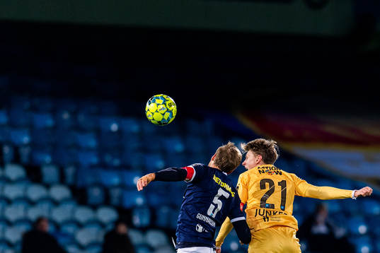 Niklas Gunnarsson of Strømsgodset and Kasper Junker of