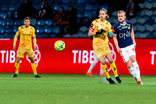 Ulrik Saltnes of Bodø/Glimt and Herman Stengel of