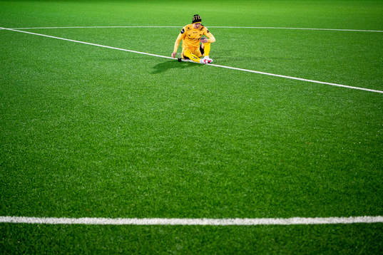Ola Solbakken of Bodø/Glimt celebrates winning the league