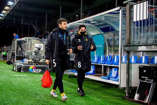 Aleksander Foosnæs and Hugo Vegard Vetlesen of Bodø/Glimt