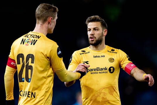 Ola Solbakken and Philip Zinckernagel of Bodø/Glimt