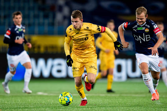Runar Hauge of Bodø/Glimt and Herman Stengel of