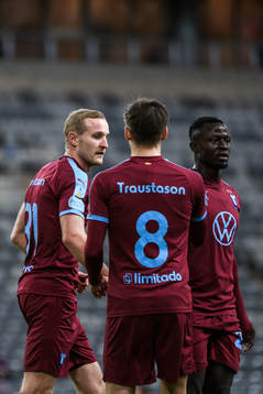 Malmö FFs Franz Brorsson och Bonke Innocent