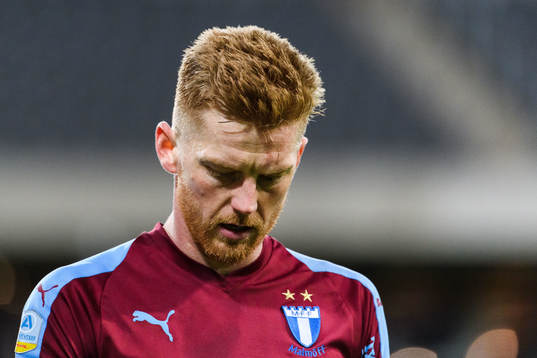 Malmö FFs Anders Christiansen deppar
