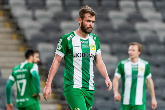 Hammarbys Mads Fenger Nielsen deppar