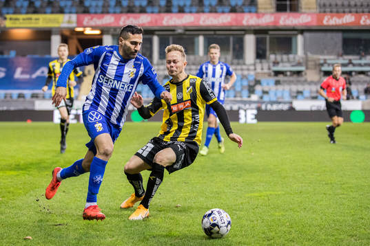IFK Göteborg Sargon Abraham och Häckens Adam Andersson