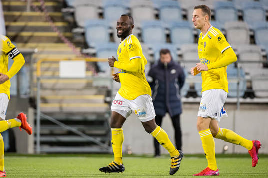 Falkenbergs John Chibuike jublar
