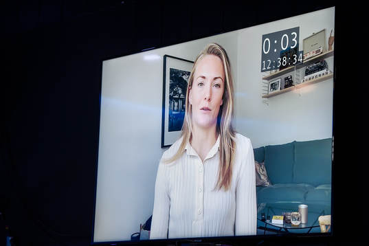 Magdalena Eriksson, Årets back, med en videohälsning
