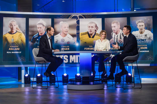 Programledare Lasse Granqvist, Hanna Marklund och Kim