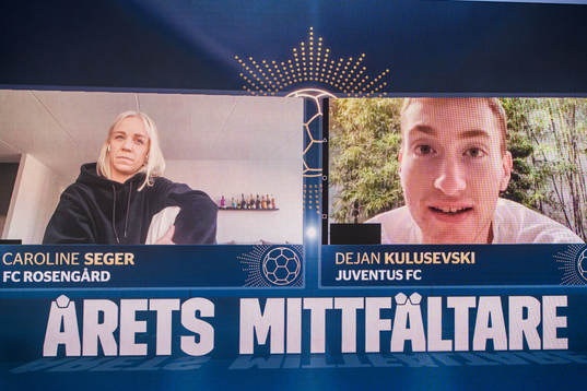 Caroline Seger och Dejan Kulusevski, Årets Mittfältare
