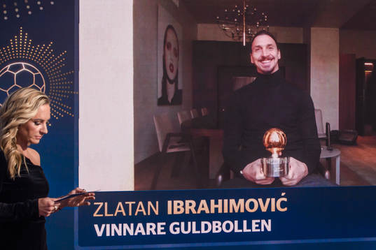 Zlatan Ibrahimovic, vinnare av Guldbollen