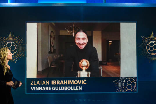 Zlatan Ibrahimovic, vinnare av Guldbollen