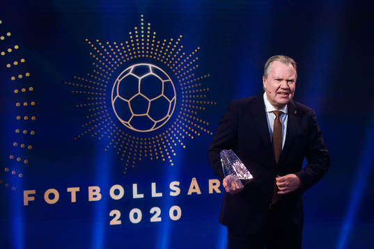 Fotbollförbundets ordförande Karl-Erik Nillson  med