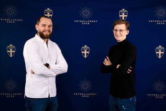 Pontus Frostvik, Manager i eFotboll,  och Olle Arbin