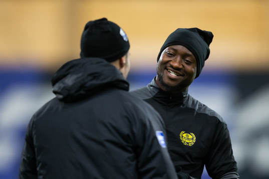Mjällbys Moses Ogbu och Sirius Niklas Thor