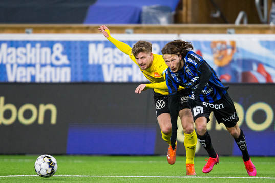Mjällbys Joel Nilsson och Sirius Axel Björnström