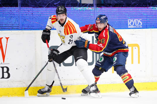 Brynäs Patrik Berglund och och Djurgårdens Robin Norell