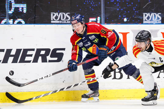 Djurgårdens Linus Andersson och Brynäs Anton Rödin