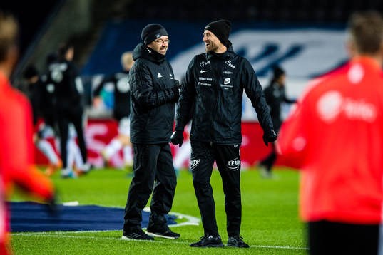 Geir Hansen, assistant coach of Rosenborg, and Eirik