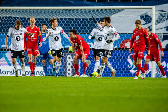 Kristoffer Ramos Barmen and Vegard Valgermo Forren of Brann