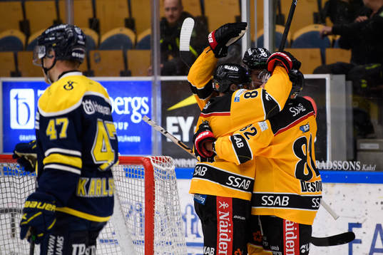 Luleås spelare jublar