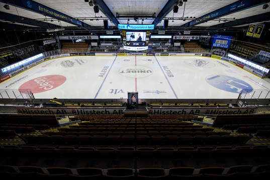 Interiör vy av ABB Arena
