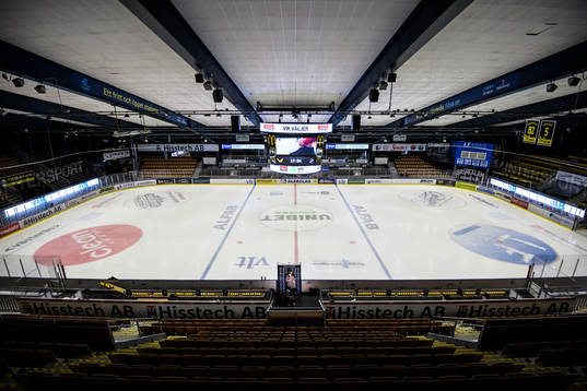 Interiör vy av ABB Arena