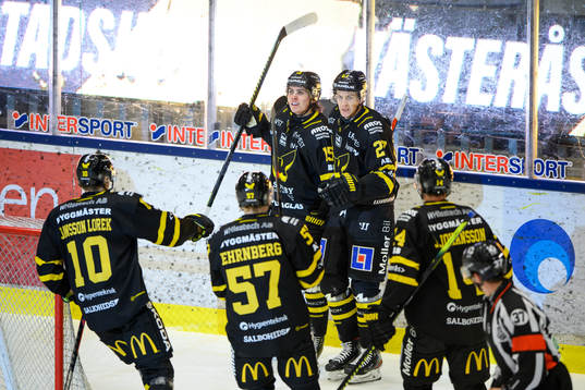 Västerås Filiph Åström och Sebastian Benker jublar