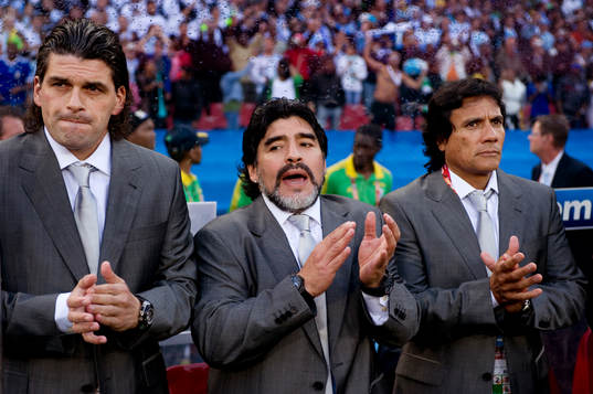 Diego Maradona, förbundskapten Argentina