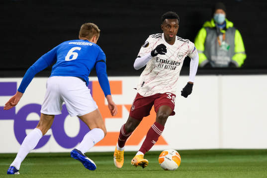 Eddie Nketiah of Arsenal