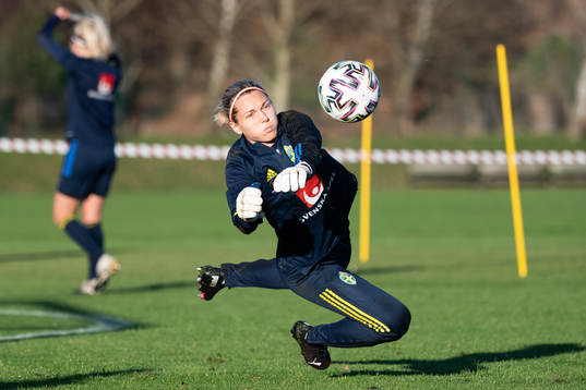 Målvakten Jennifer Falk