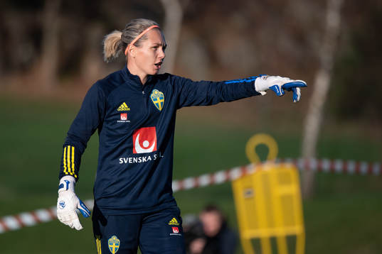 Målvakten Jennifer Falk