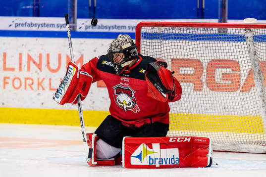 Malmö Redhawks målvakt Oscar Alsenfelt