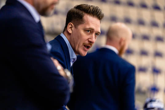 Växjös tränare Sam Hallam