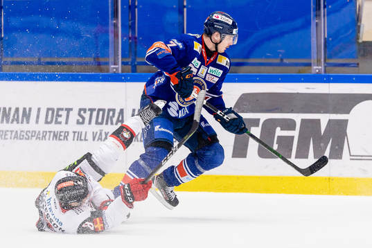 Malmö Redhawks Johan Olofsson faller