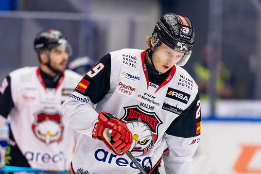 Malmö Redhawks Eric Engstrand deppar