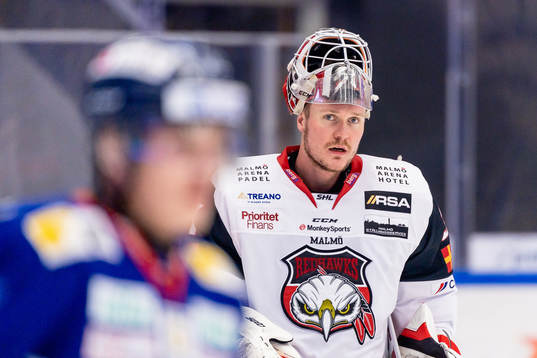 Malmö Redhawks målvakt Lars Volden