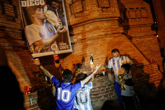 Five years old Inaki Gonzalez Reynoso, who was born in