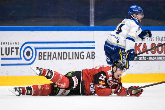 Malmö Redhawks Lars Bryggman och Leksands Oskar Lang