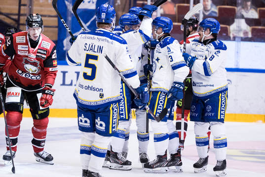 Leksands Nils Åman jublar