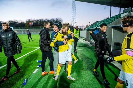 Lunds Victor Wernersson jublar