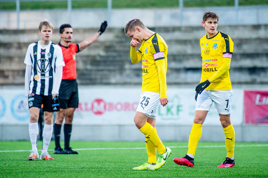 Lunds Stefan Arnshed och Måns Hofvander deppar