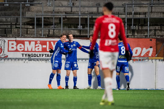 Sundsvalls Oliver Berg jublar