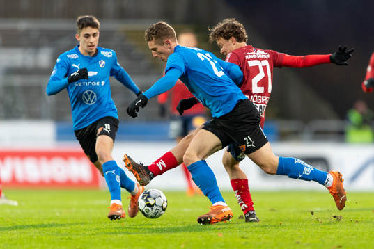 Halmstads Andreas Bengtsson och Örgrytes Herman Sjögrell