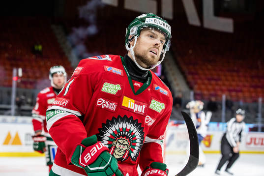 Frölundas Mats Rosseli Olsen jublar