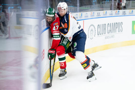 Frölundas Ludwig Persson och Djurgårdens Tobias Ekberg